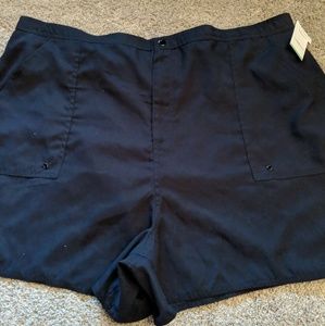 Women's Black Swim Shorts Sz 26 NEW